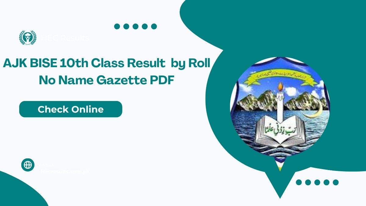 AJK BISE Mirpur 10th Class Result 2025