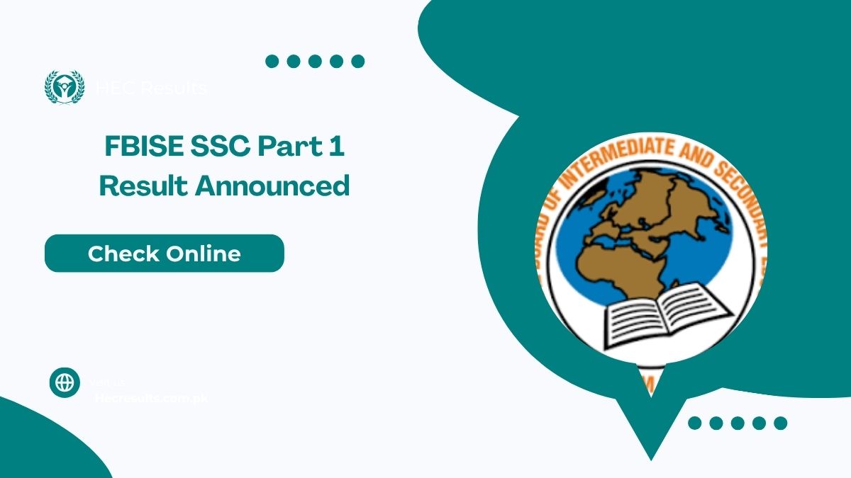 FBISE SSC Part 1 Result 2025
