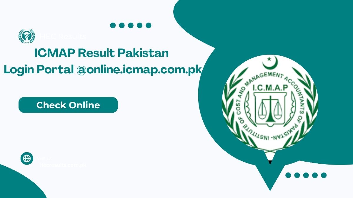 ICMAP Result 2025 Pakistan Login Portal @online.icmap.com.pk