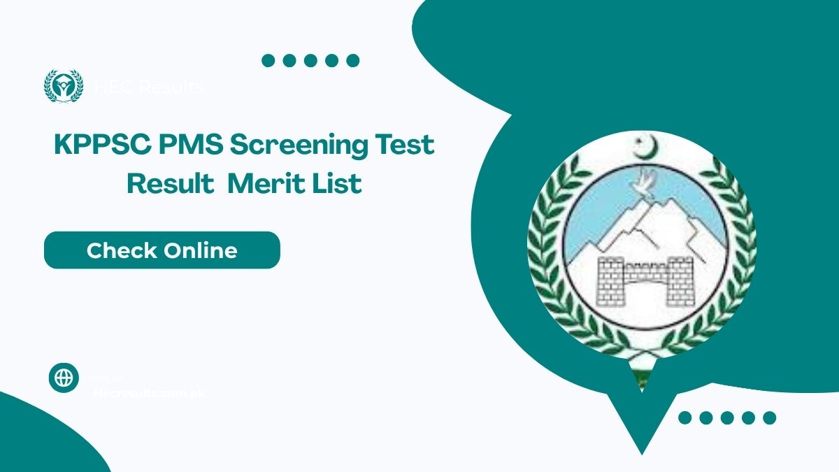 KPPSC PMS Screening Test Result 2025 Merit List [ Link ]